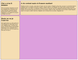 Capture d'écran du résultat courant